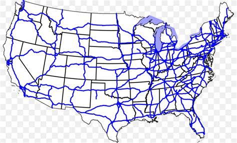 Us Interstate Highway System Interstate 70 Road Interstate 40 Map Png