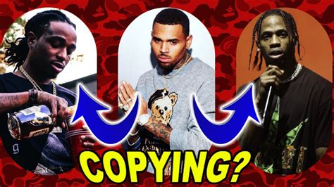 Chris Brown Copying Quavo And Travis Scott Samples Youtube