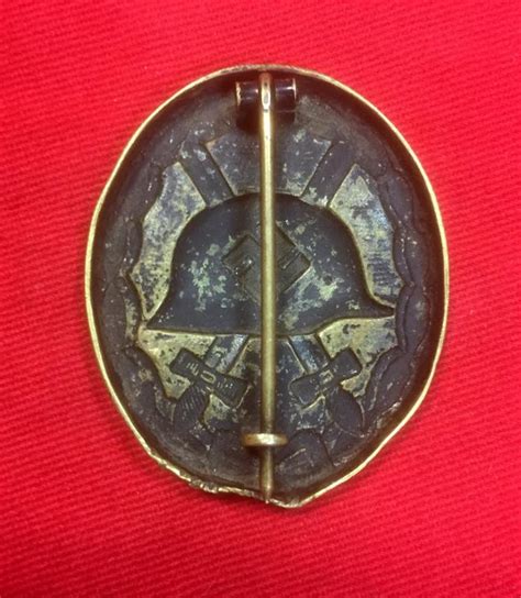 Ww2 German Wound Badge In Black