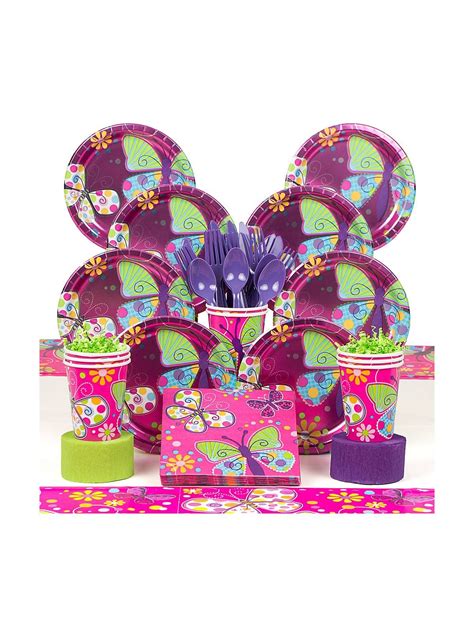 Butterfly Sparkle Deluxe Kit Serves 8 Sparkle Birthday Party