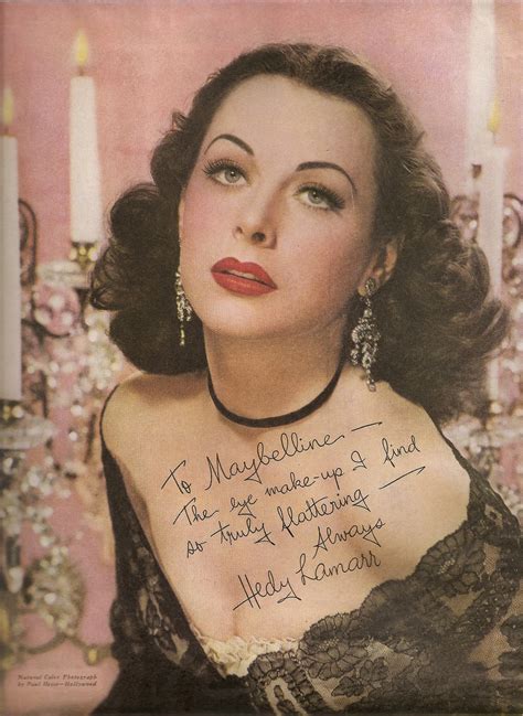 The Maybelline Story Maybellines Exotic Super Model Hedy Lamarr 1945