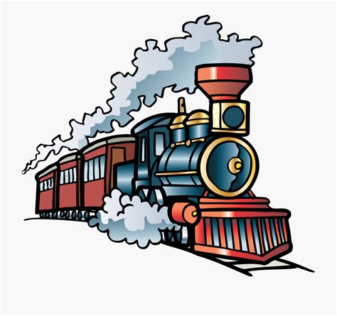 Cartoon Steam Train Clip Art