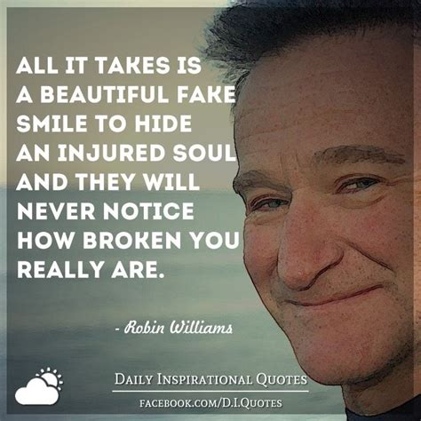 All It Takes Is A Beautiful Fake Smile To Hide An Injured Soul And They