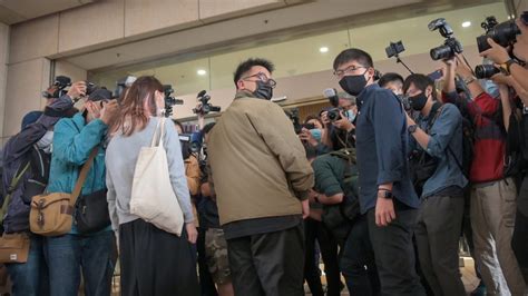 Sentences for Demosisto Trio Handed Down by Hong Kong Government | New ...