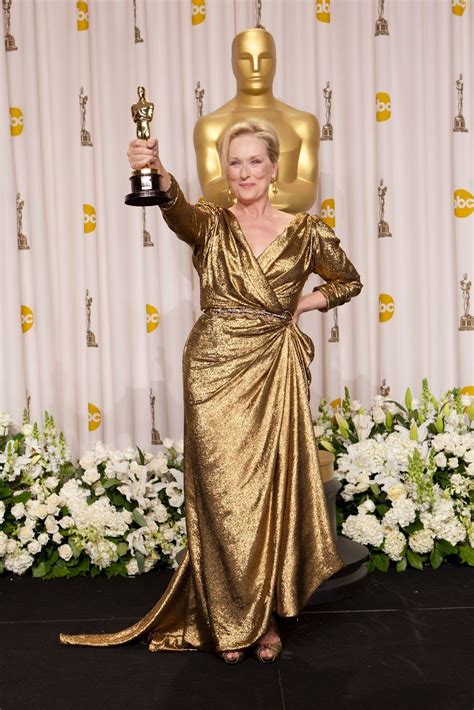 Meryl Streep Oscar 2012 For The Iron Lady Платья Платья