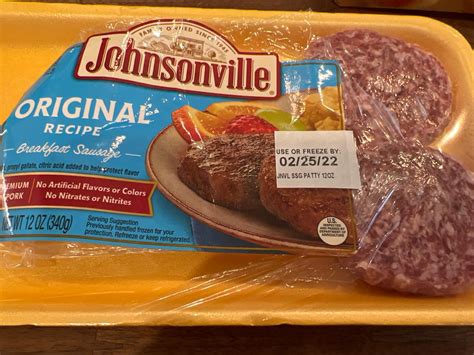 Johnsonville Breakfast Sausage Patties Nutrition Blog Dandk