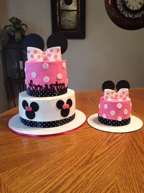 Minnie Mouse Minnie Mouse Birthday Cakes Minnie Mouse First Birthday