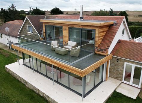 Flat Roof Bungalow Extension Modern Houses