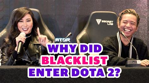 Tier Ones Decision To Form Blacklist Rivalry Dota Team Youtube
