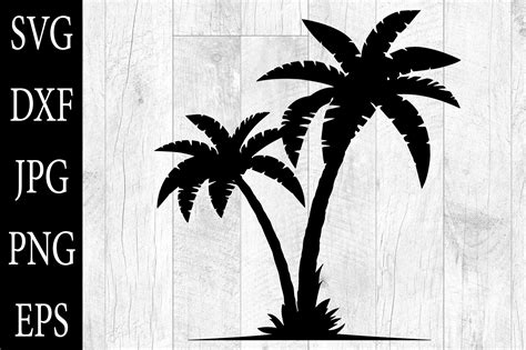 Palm Tree Silhouettes Palm Tree Svg Eps Graphic By Aleksa Popovic