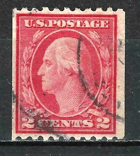 449 Us 2 Cent Red Washington Type 1 Used Ng Fine United States