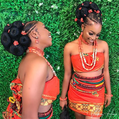 Were Queening With This Igbo Bridal Beauty Inspiration African Wedding Attire African Bride