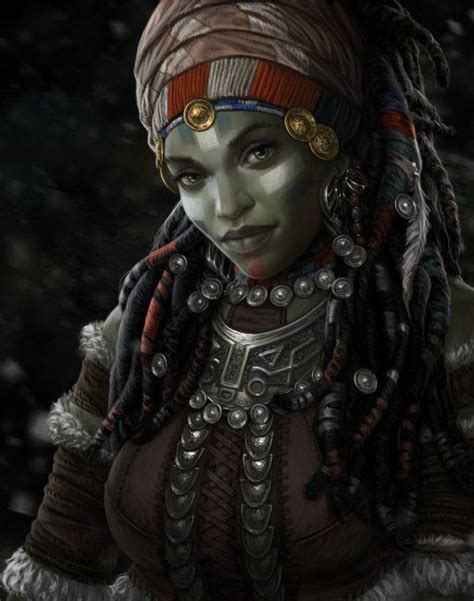 Warlock 2 Sergey Kondratovich Black Girl Art Character Portraits