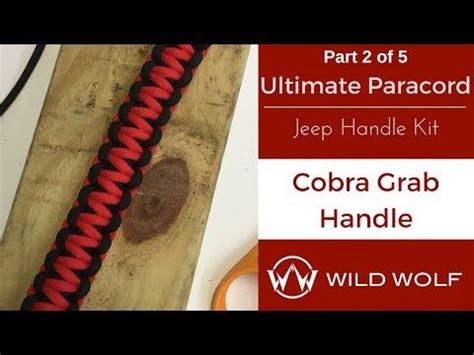 How to make a paracord lanyard. Ultimate Paracord Jeep Handle Kit-Part 2 - Cobra Grab Handle | Wild Wolf Pack | Paracord, Jeep ...