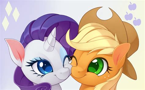 Rarity And Applejack By Lordyanyu On Deviantart