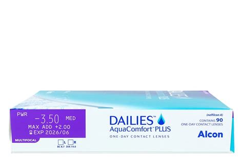 ContactsExpress Ca Dailies AquaComfort Plus Multifocal 90 Pack