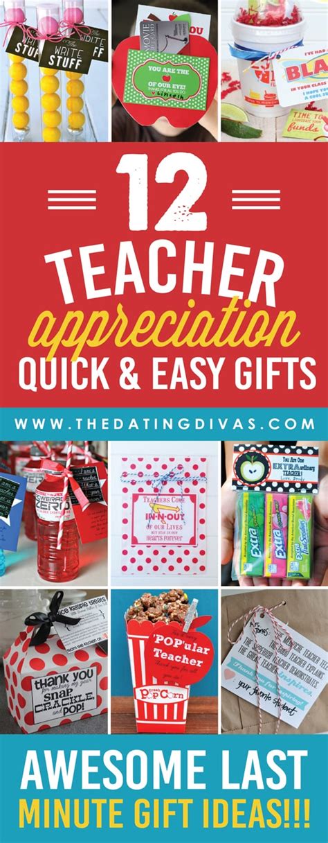Quick And Easy Teacher Appreciation Ideas Teacher Ts Teacher