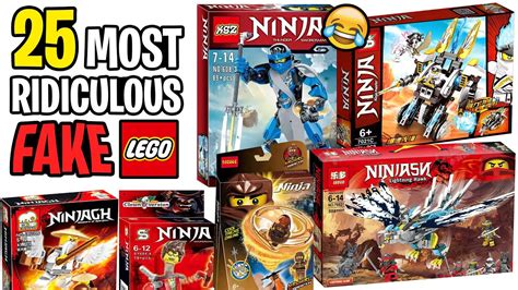 Top 25 Most Ridiculous Fake Lego Sets Funny Ninjago Knockoffs Youtube