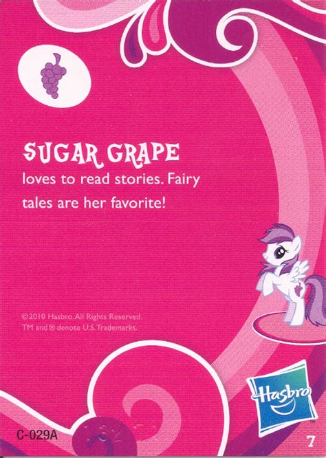 G4 My Little Pony Sugar Grape Friendship Is Magic