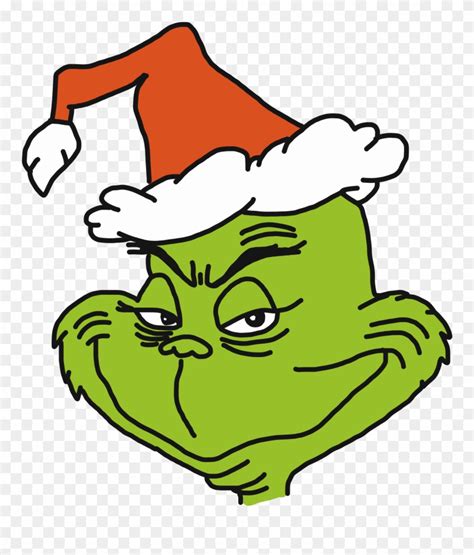 Grinch Face Vector At Collection Of Grinch Face