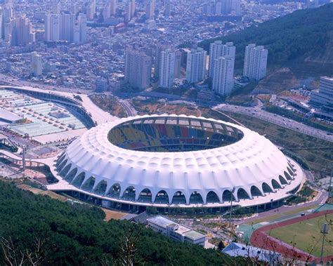 Main Stadium Of Busan Asiad 부산 아시아드 주경기장 Trazy Koreas