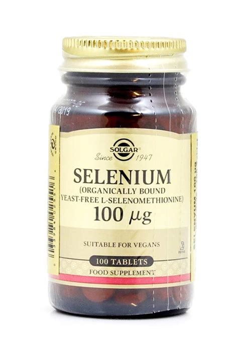 Solgar Selenium 100 Mcg 100 Tablet Evde Eczane