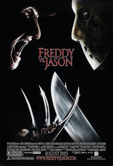 Freddy Vs Jason 2003 Movie Poster 24x36 Inches Horror Classics