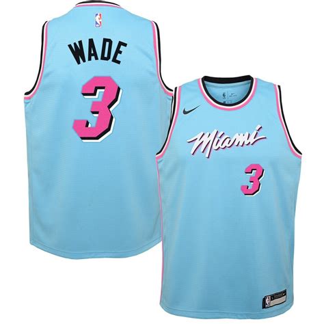 Miami Heat Dwyane Wade Nike Blue Swingman Jersey Jersey City Edition