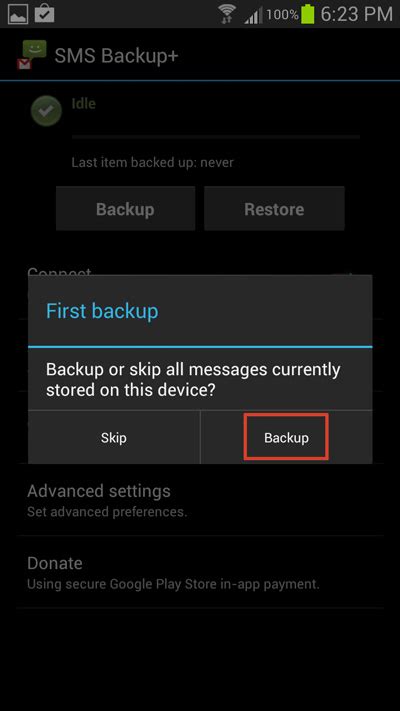 How To Backup Text Messages To Your Gmail Account From A Android Phone