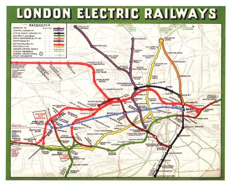 My Zone London Underground Map Geographic