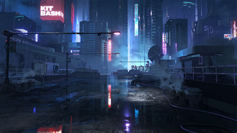Artstation Cyberpunk City