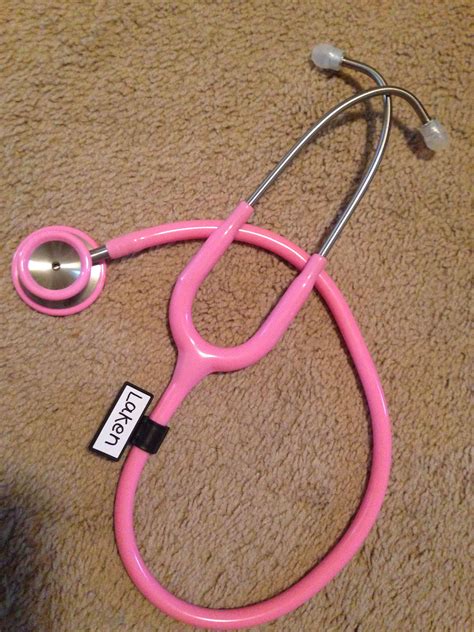 My New Pink Stethoscope Pink Stethoscope Nursing Goals Nurse