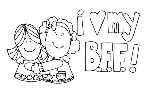Best Friends Forever Coloring Pages Coloring Pages