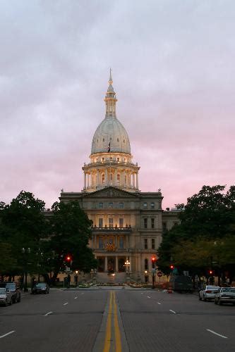 Michigan State Capitol Lansing Michigan A National Historic Landmark