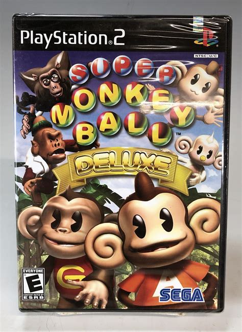 Lot 453 Super Monkey Ball Deluxe Ps2 Factory Sealed Video Game