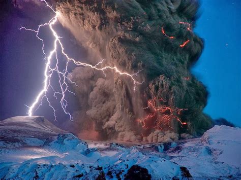 Volcanic Lightning Storm Zacks Desk