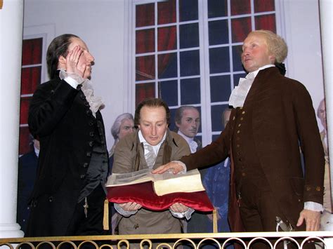 Oath Of Office George Washington Takes The Oath Of Office Flickr