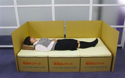 Boxes Into Beds Brilliant Idea Helps Earthquake Victims In Japan