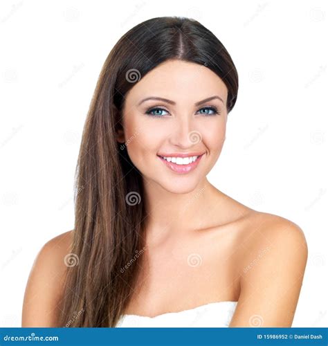 Portrait Of Beauty Stock Photo Image Of Brunette Fresh 15986952