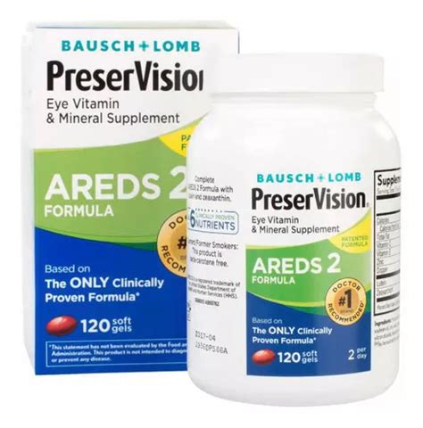 Preservision Areds 2 Formula Bausch Lomb 120 Cáps Promoção