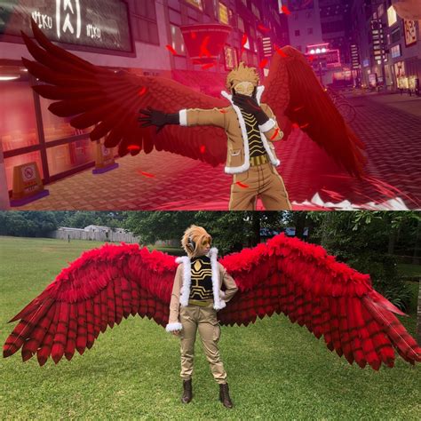 Self Not Quite Finished Yet But Heres My Hawks Cosplay From My Hero