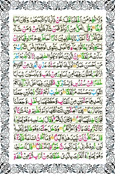 Surah Kahf Page 4 Surah Kahf Islamic Phrases Quran Tafseer