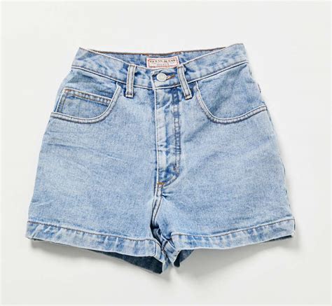 Vintage Guess High Waisted Denim Short Urban Outfitters