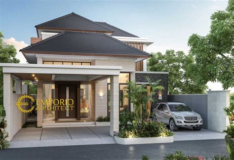 Jasa gambar desain arsitek rumah dan jasa gambar imb. Desain Rumah Modern 2 Lantai Ibu Sarah di Bogor - Jasa ...