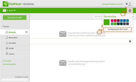 Abrir Um Nova Janela Para Escrever Um Novo E Mail No Webmail