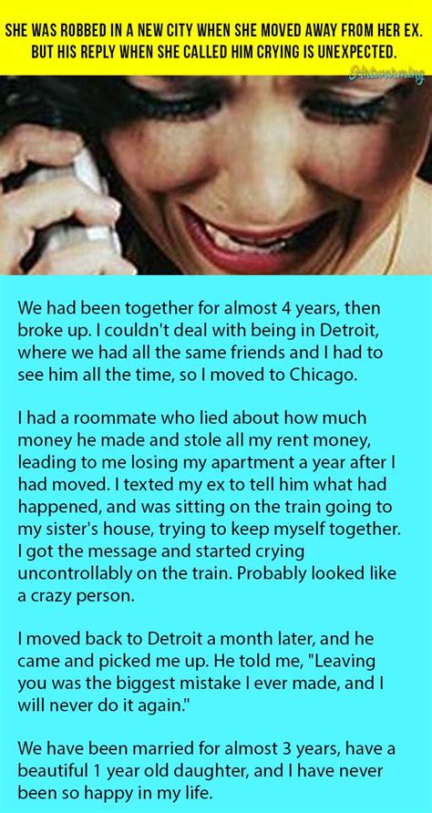 She Was Robbed In A New City When She Moved Away From Her Ex But His Reply When She Called Him