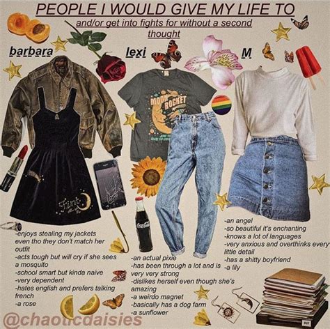 People I Would Give My Life To Collage Aesthetic Clothes Cute