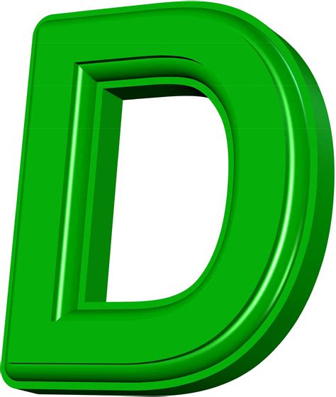 D Alphabet Letter