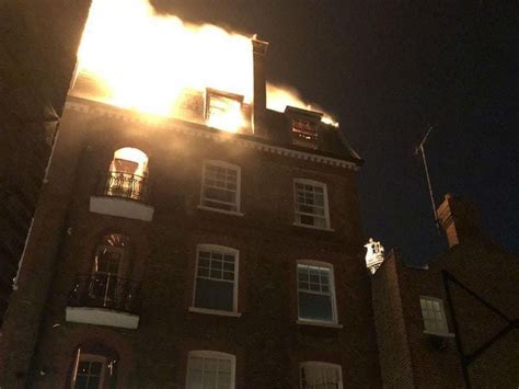 Dozens Evacuated As 100 Firefighters Tackle Blaze At Block Of Flats