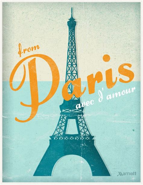 From Paris With Love Paris Travel Poster Lemonly Infographics